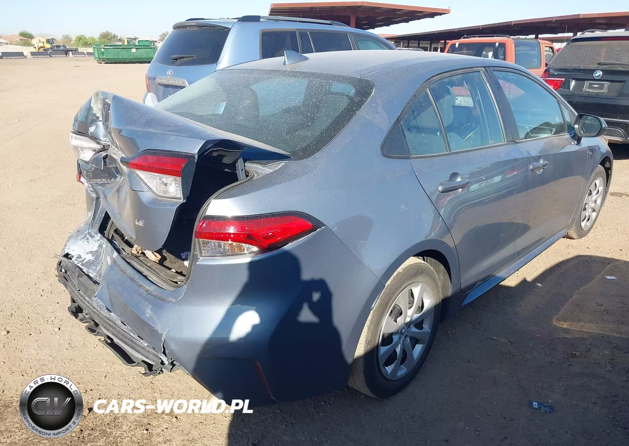2022 Toyota Corolla Le VIN:5YFEPMAE3NP320395 - 4