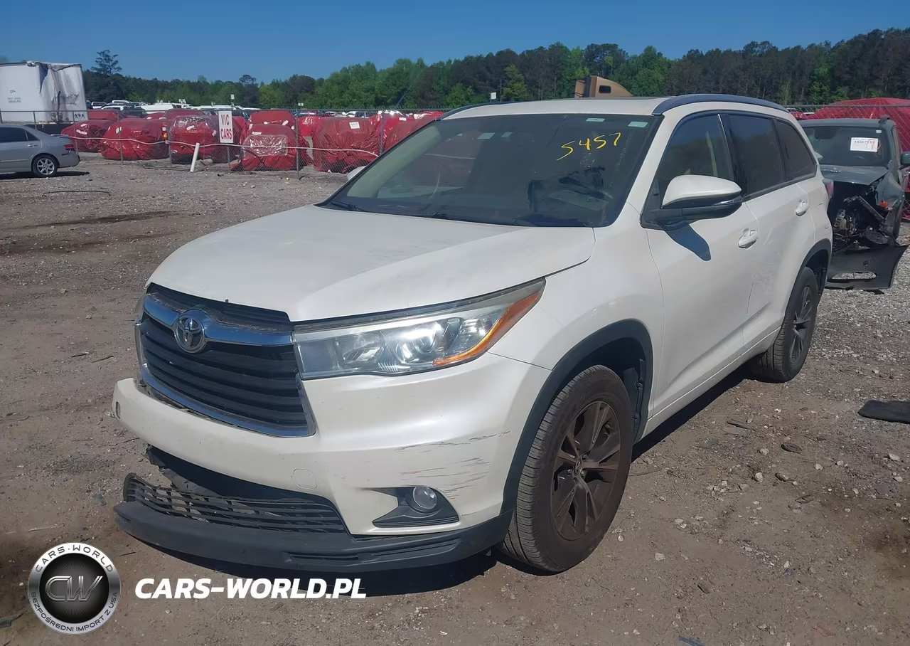 2016 Toyota Highlander Xle V6 VIN:5TDKKRFH2GS175457 - 2