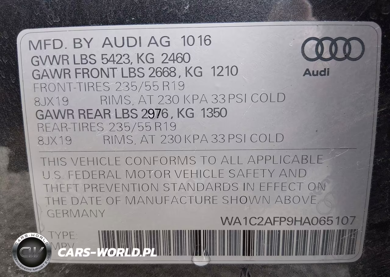 2017 Audi Q5 2.0T Premium VIN:WA1C2AFP9HA065107 - 9