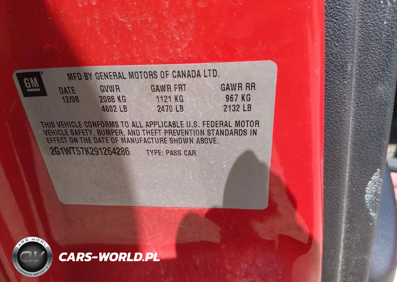 2009 Chevrolet Impala Lt VIN:2G1WT57K291264286 - 9