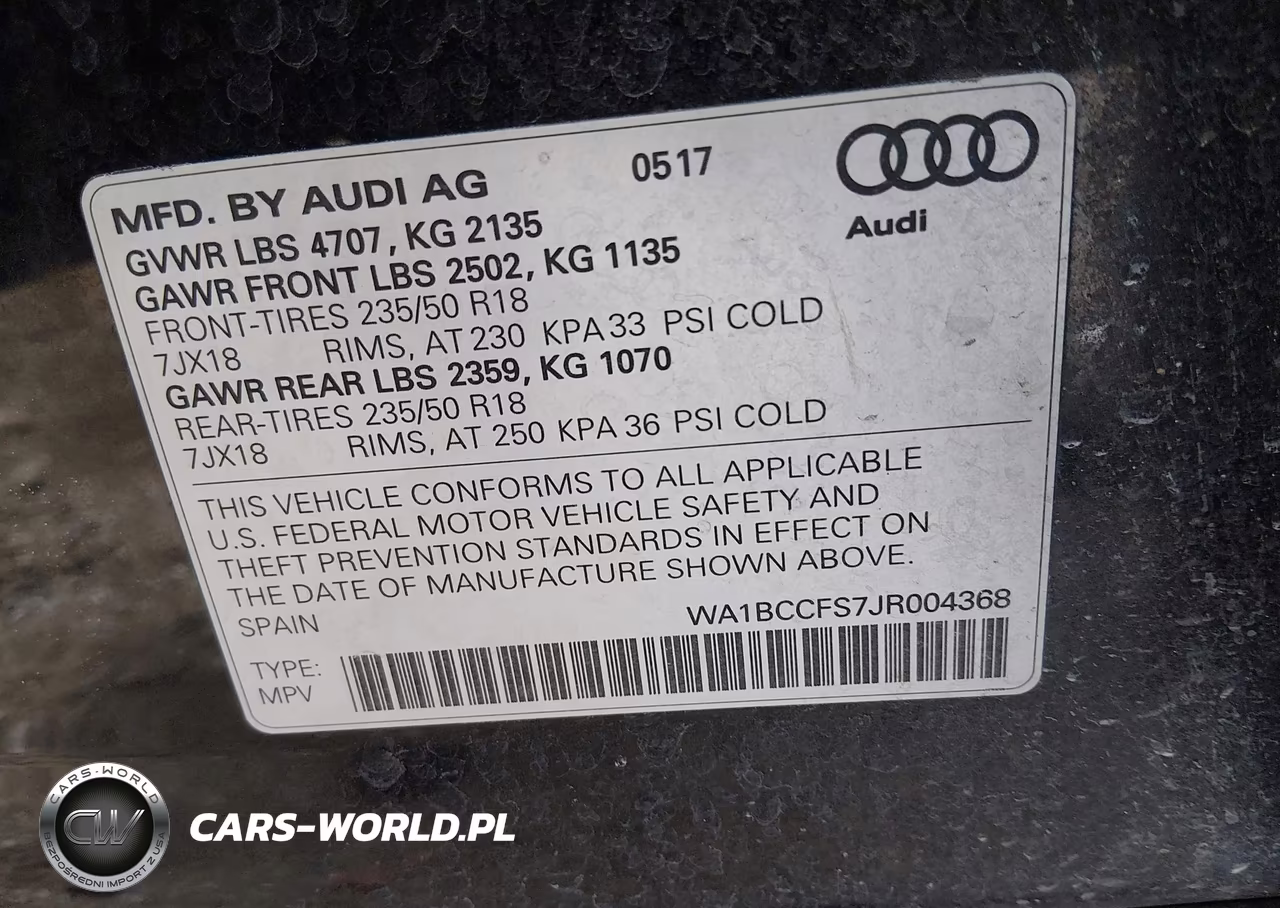 2018 Audi Q3 2.0T Premium-2.0T Sport Premium VIN:WA1BCCFS7JR004368 - 9