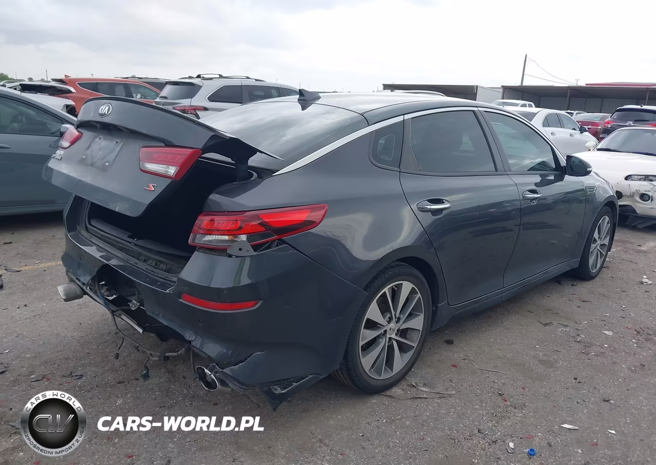 2019 Kia Optima S VIN:5XXGT4L30KG284721 - 4