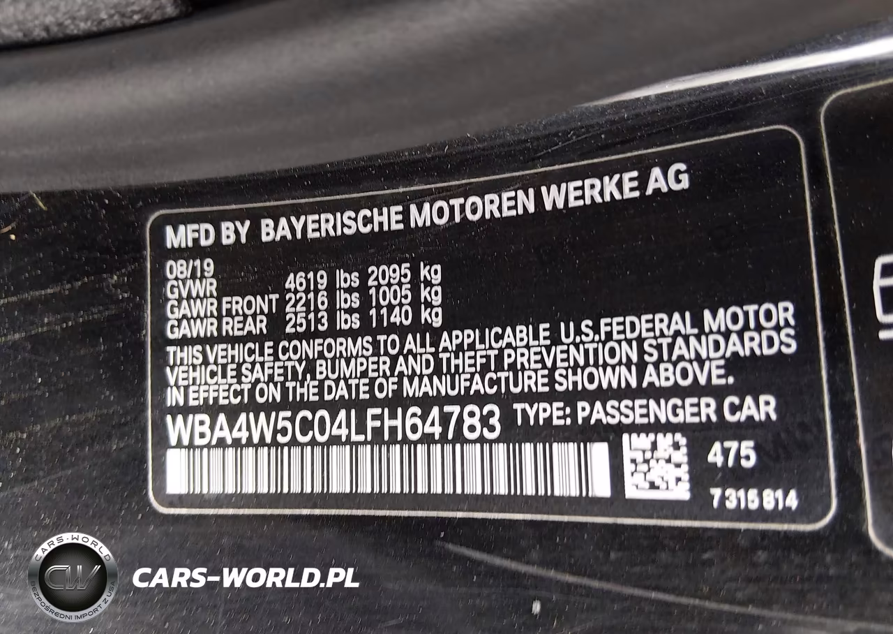 2020 BMW 430I xDrive VIN:WBA4W5C04LFH64783 - 9