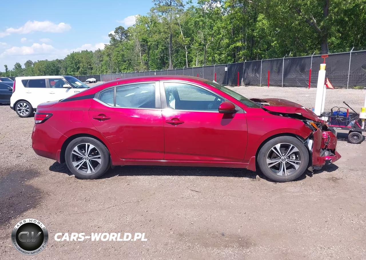 2020 Nissan Sentra Sv Xtronic Cvt VIN:3N1AB8CV6LY307593 - 14