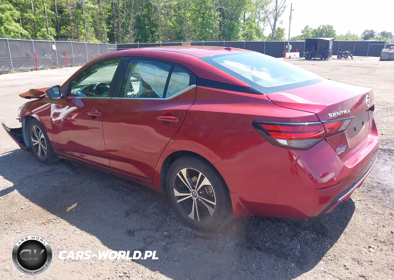 2020 Nissan Sentra Sv Xtronic Cvt VIN:3N1AB8CV6LY307593 - 3