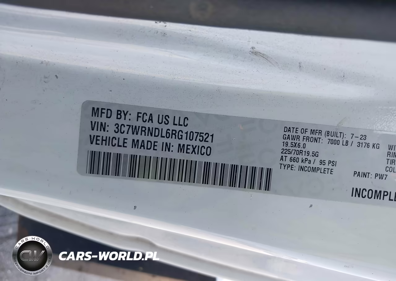 2024 Ram 5500 Chassis Tradesman-Slt VIN:3C7WRNDL6RG107521 - 8