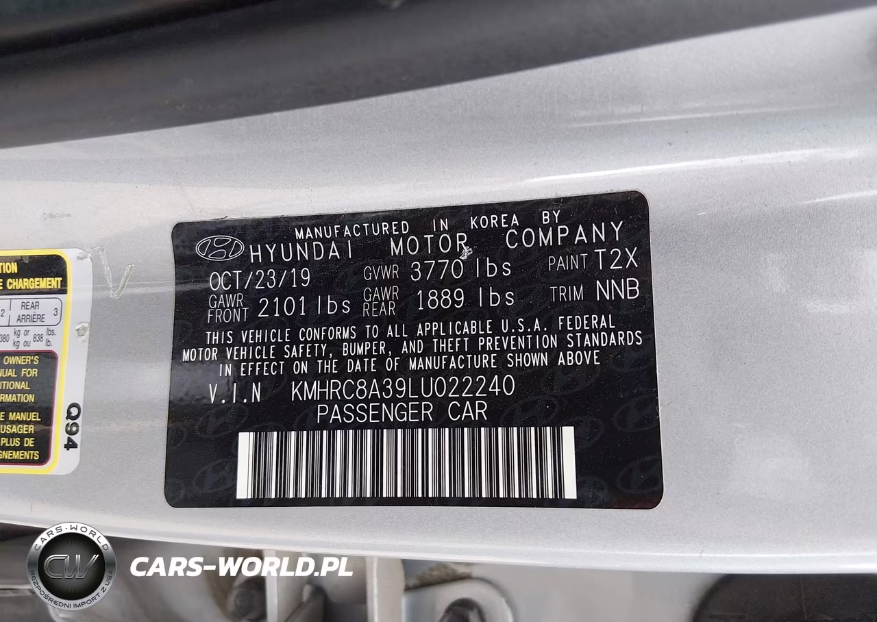 2020 Hyundai Venue Sel VIN:KMHRC8A39LU022240 - 9