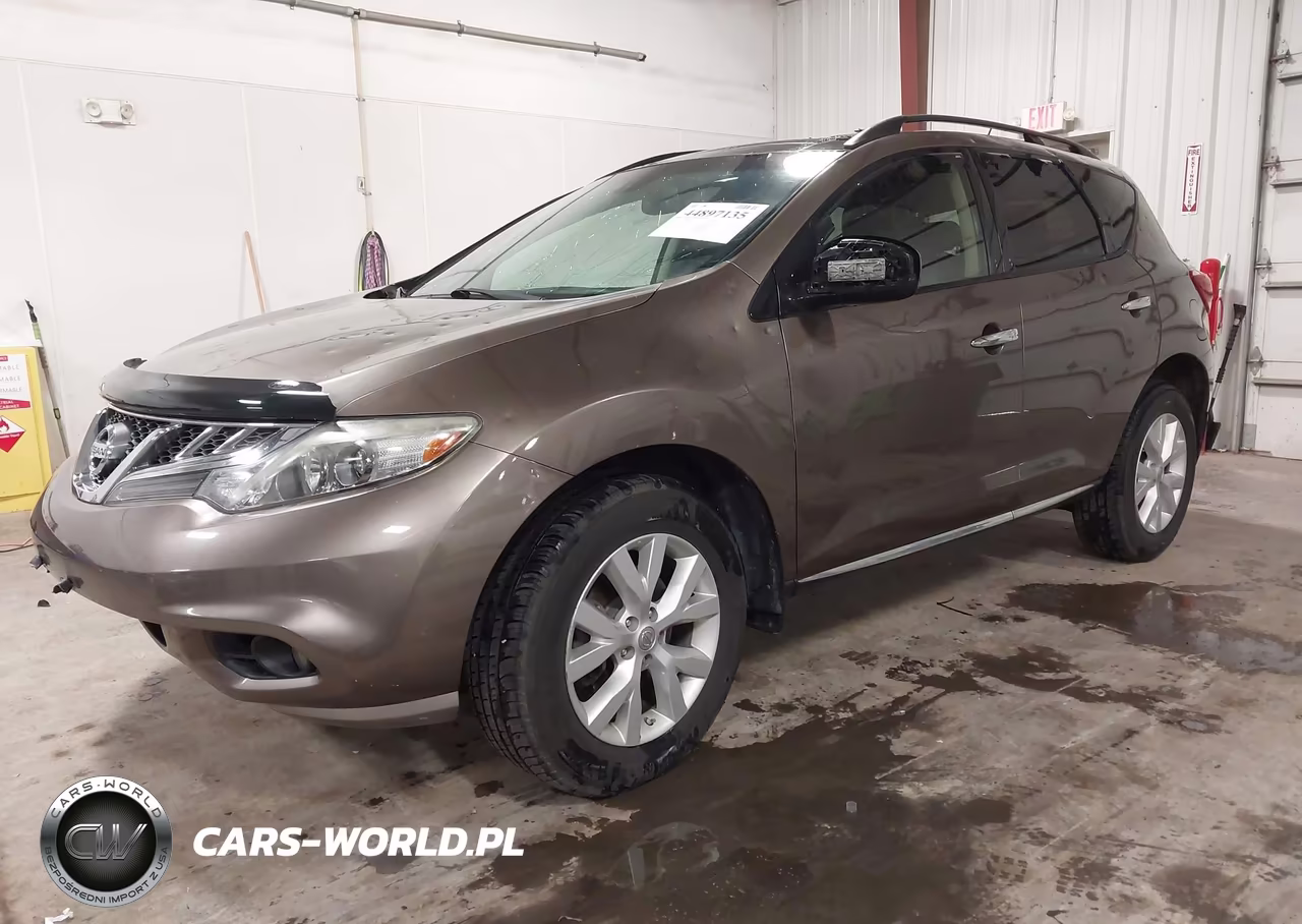2013 Nissan Murano Sl VIN:JN8AZ1MW8DW310354 - 2