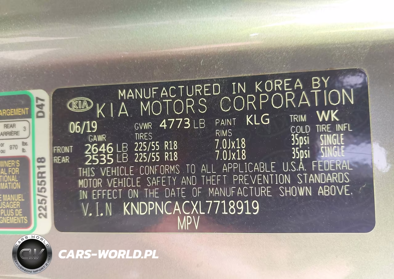 2020 Kia Sportage Ex VIN:KNDPNCACXL7718919 - 9