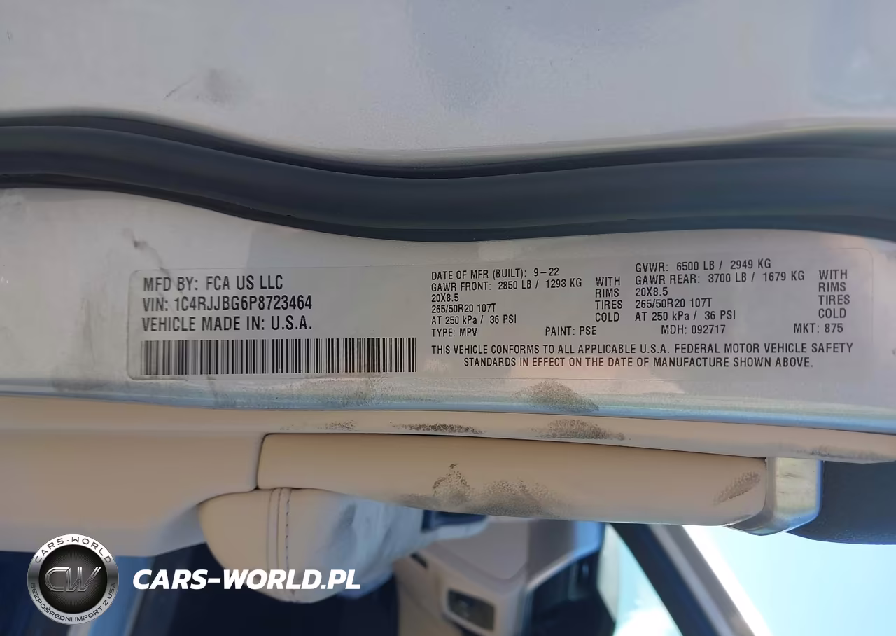 2023 Jeep Grand Cherokee L Limited 4X2 VIN:1C4RJJBG6P8723464 - 9