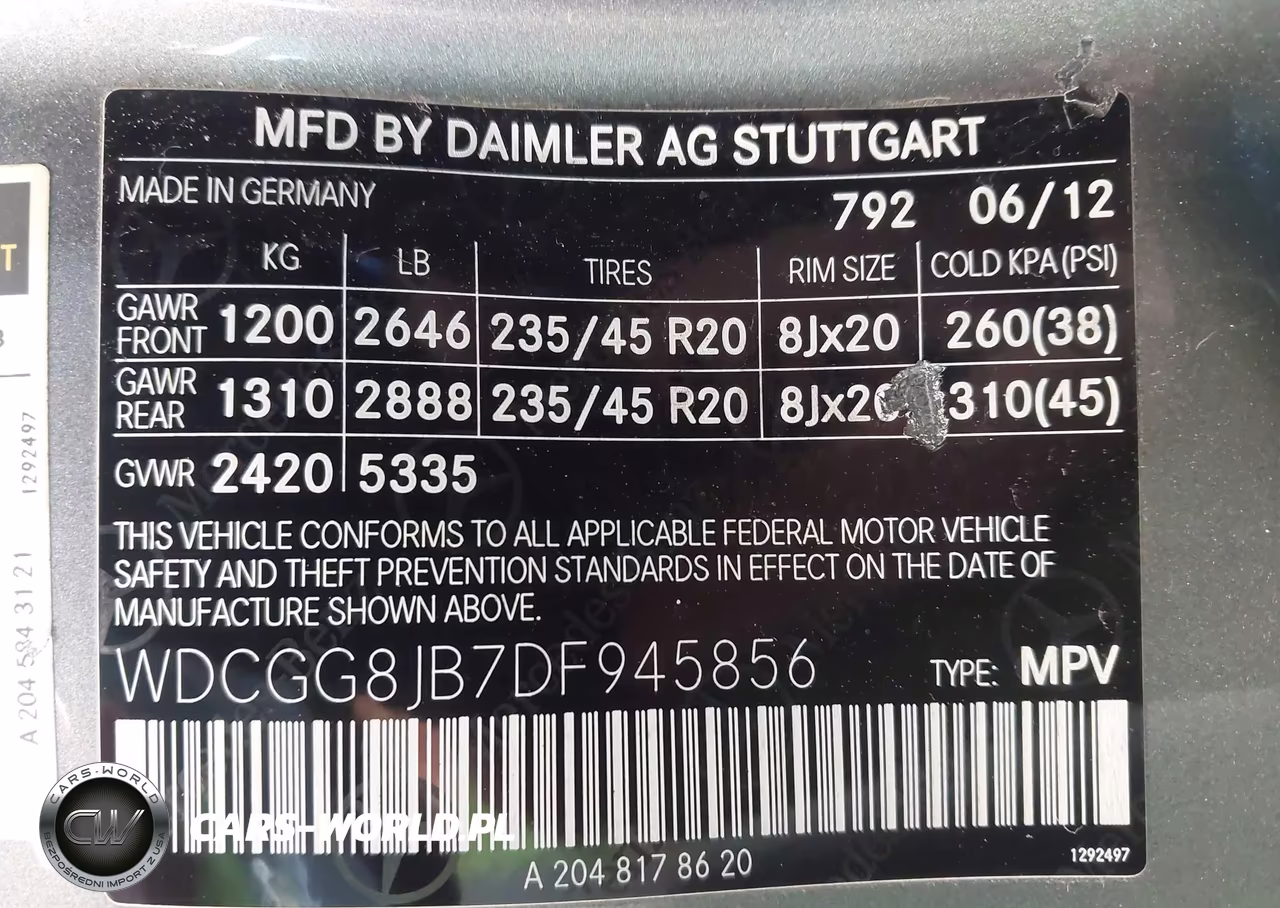 2013 Mercedes-Benz Glk 350 4Matic VIN:WDCGG8JB7DF945856 - 9