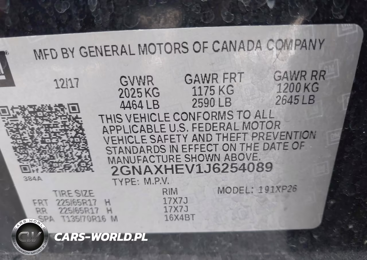 2018 Chevrolet Equinox Ls VIN:2GNAXHEV1J6254089 - 9