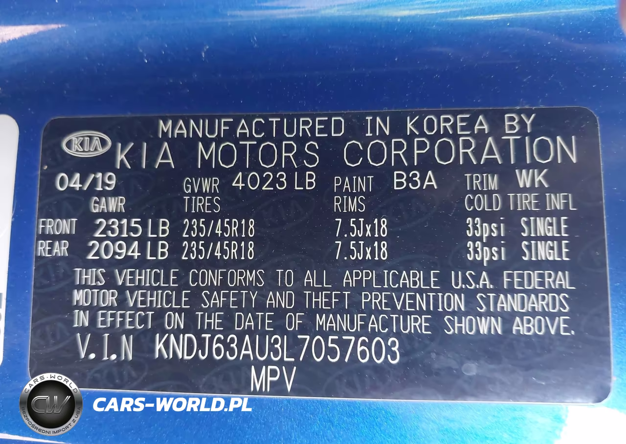 2020 Kia Soul Gt-Line VIN:KNDJ63AU3L7057603 - 9