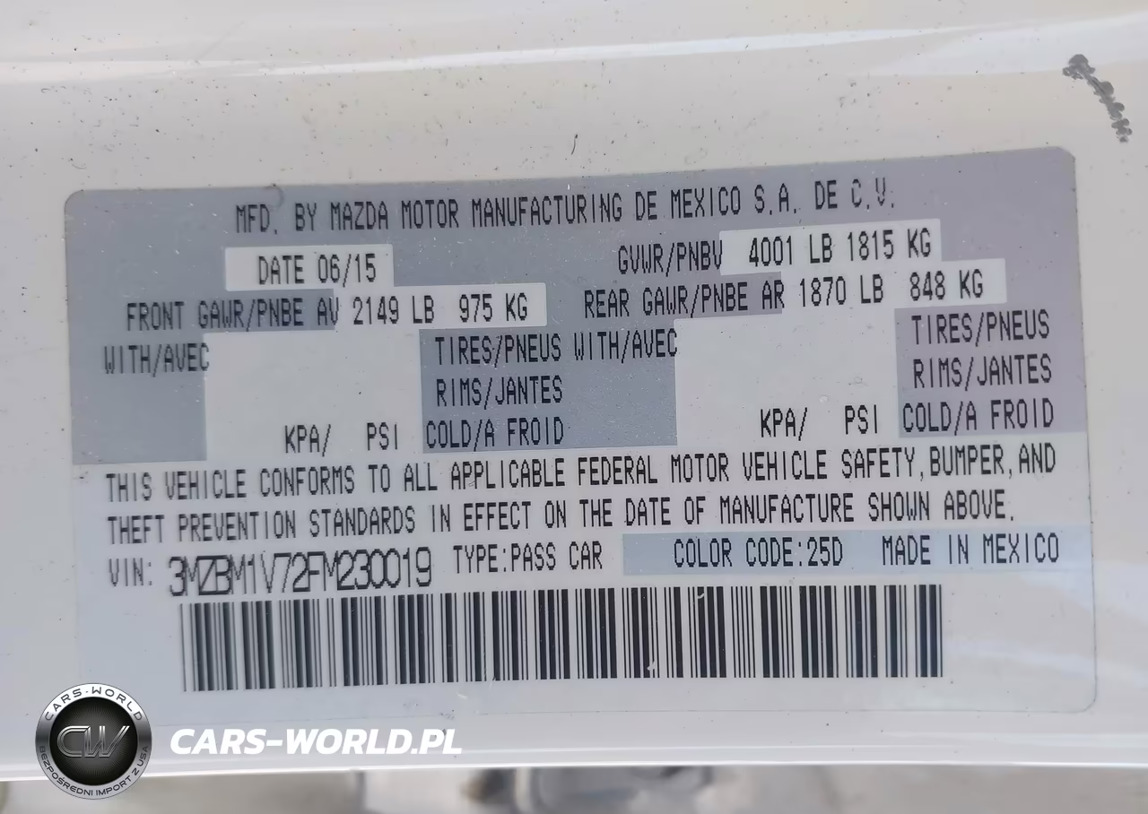 2015 Mazda Mazda3 I Touring VIN:3MZBM1V72FM230019 - 9