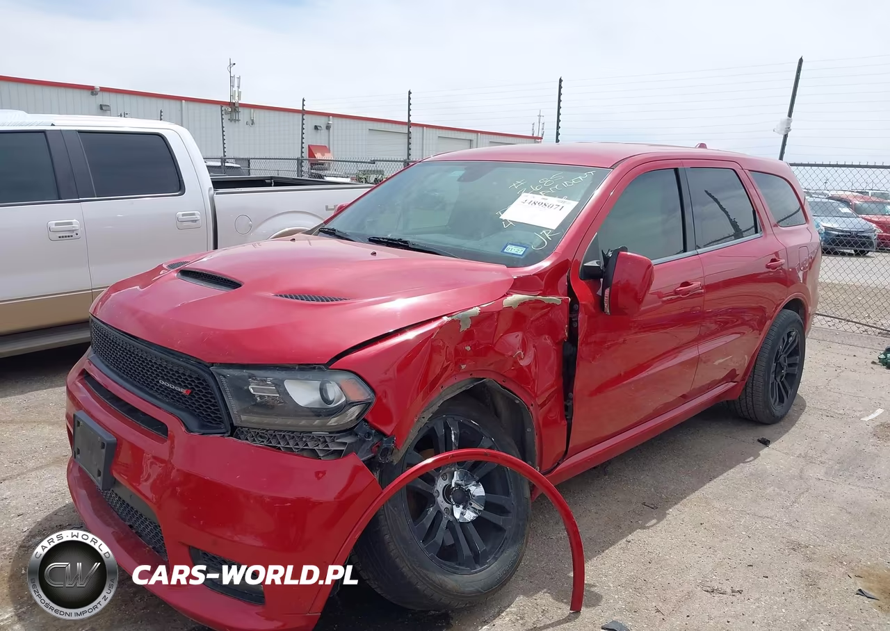 2018 Dodge Durango R-T Rwd VIN:1C4SDHCT5JC412786 - 2