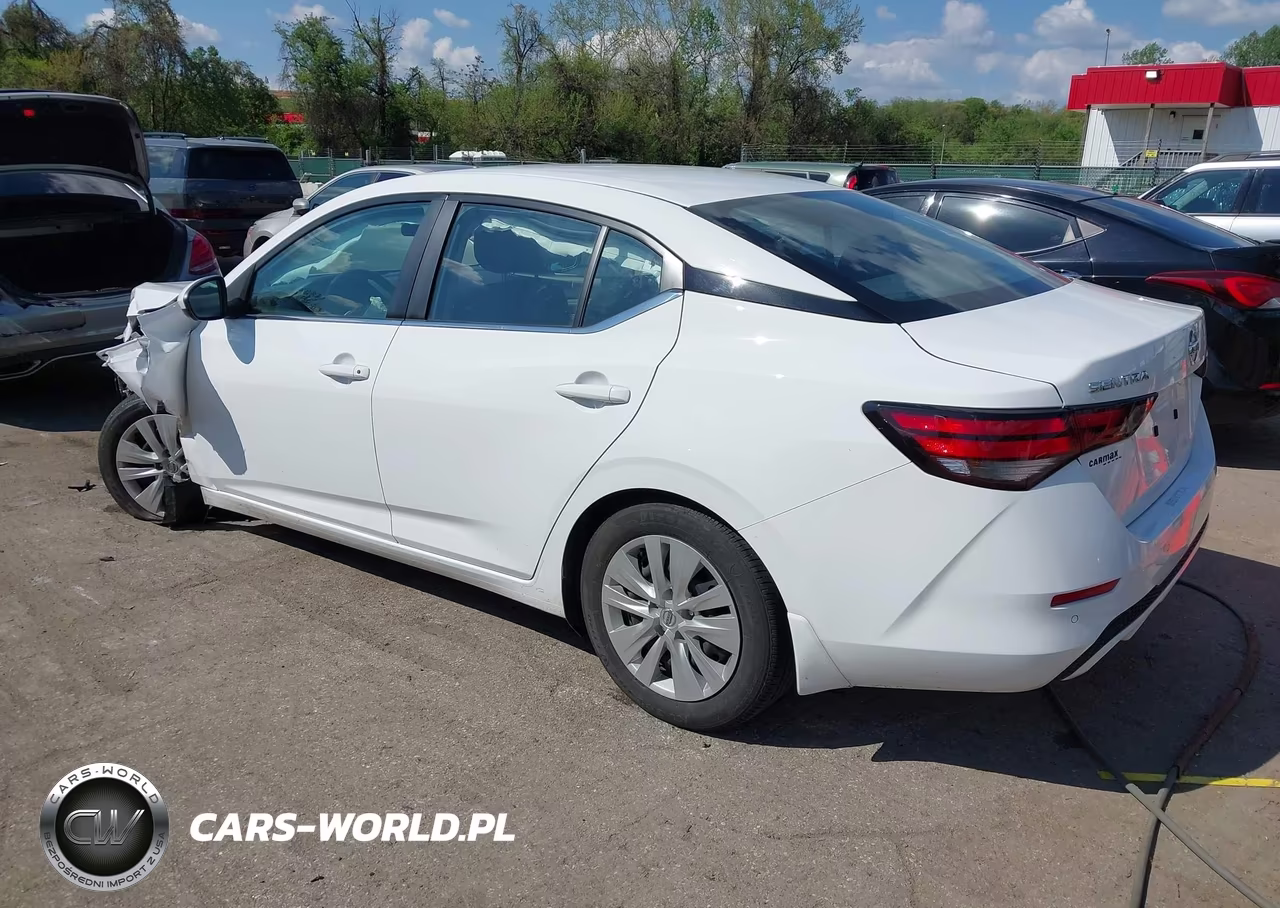 2023 Nissan Sentra S Xtronic Cvt VIN:3N1AB8BV5PY323646 - 3