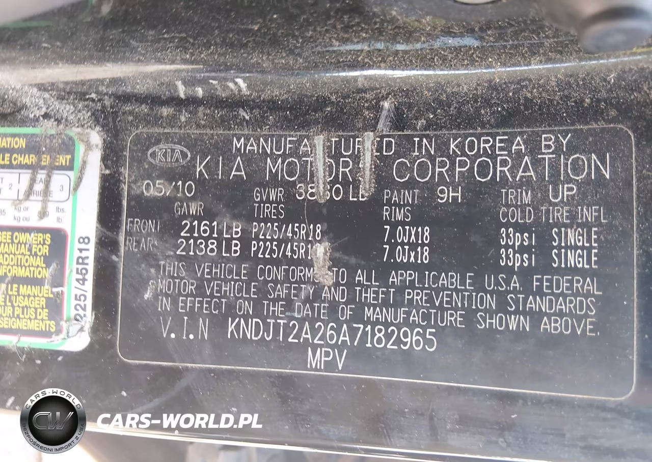 2010 Kia Soul ! VIN:KNDJT2A26A7182965 - 9