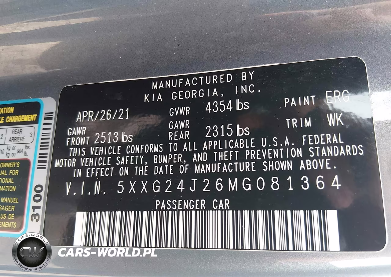 2021 Kia K5 Lx VIN:5XXG24J26MG081364 - 9