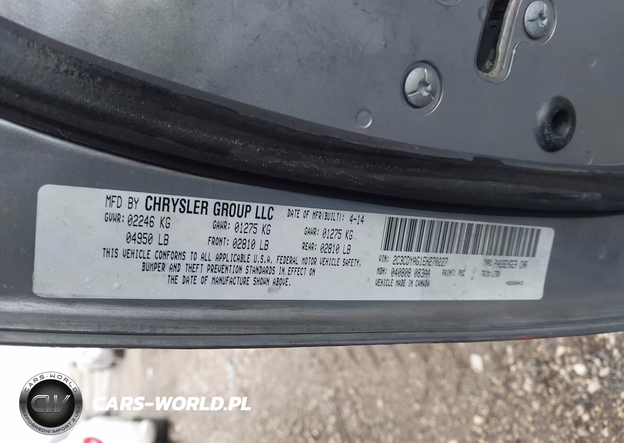 2014 Dodge Challenger Sxt VIN:2C3CDYAG1EH270227 - 9