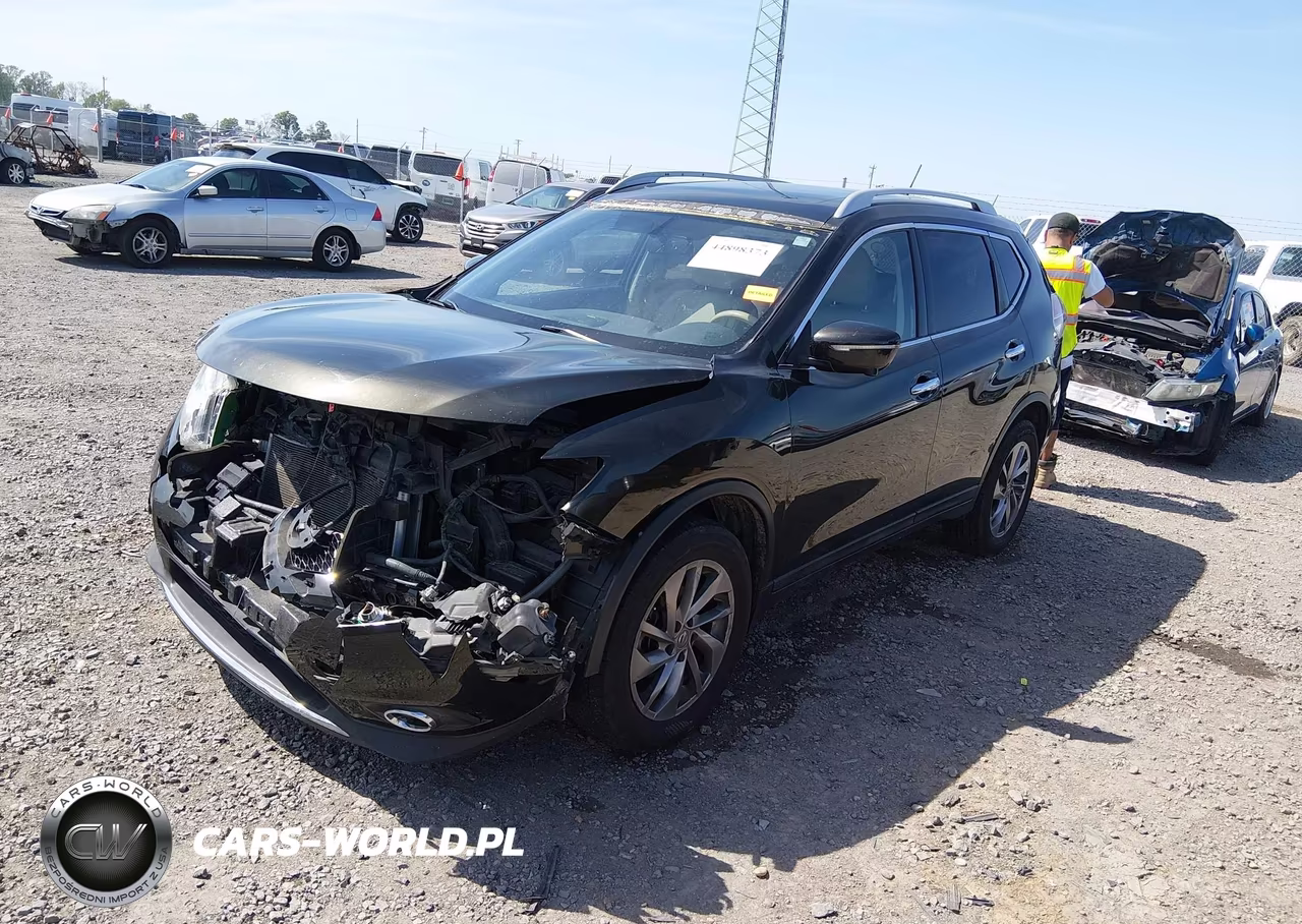 2015 Nissan Rogue Sl VIN:5N1AT2MV2FC840572 - 2