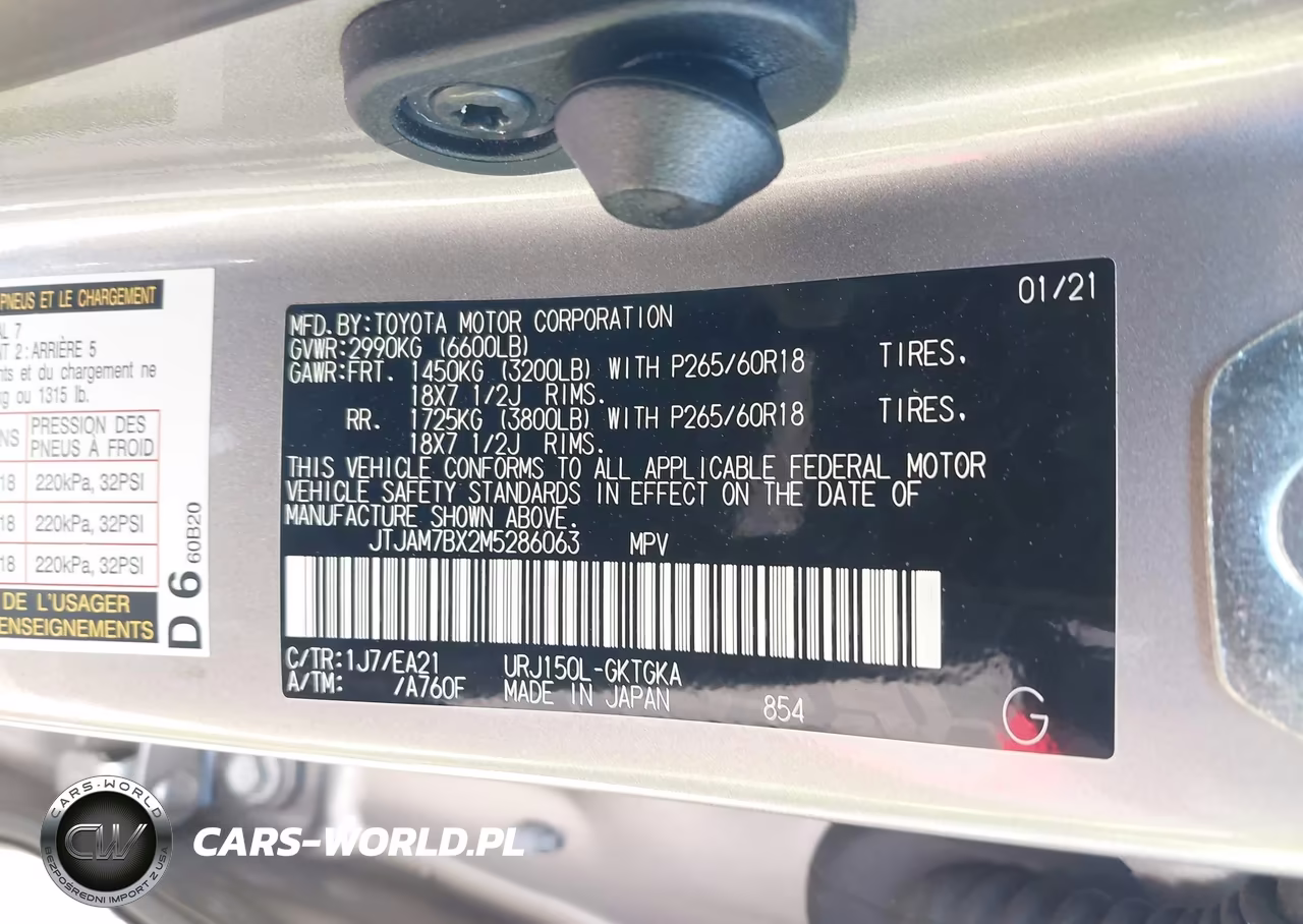 2021 Lexus Gx 460 Premium VIN:JTJAM7BX2M5286063 - 9