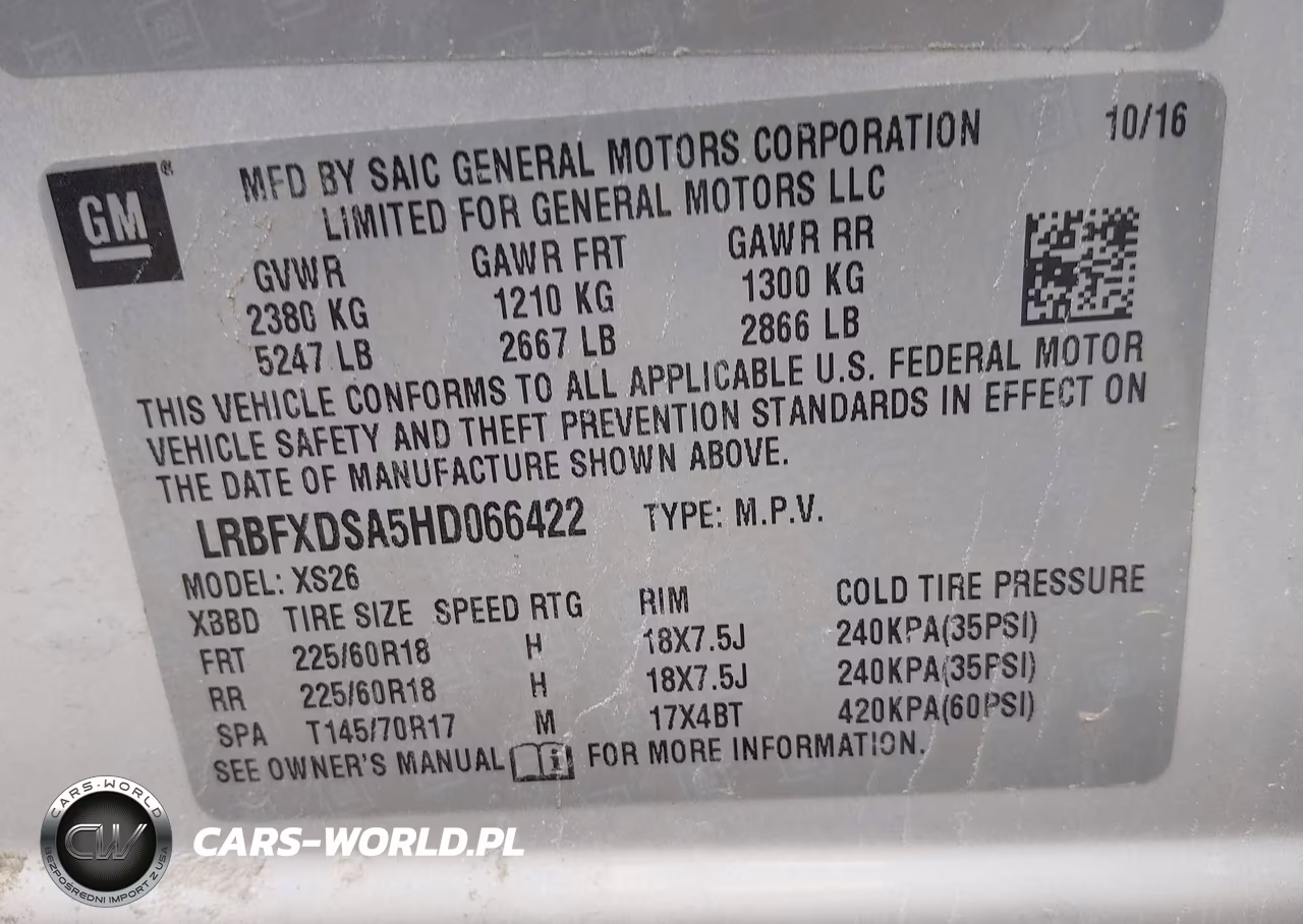 2017 Buick Envision Essence VIN:LRBFXDSA5HD066422 - 9