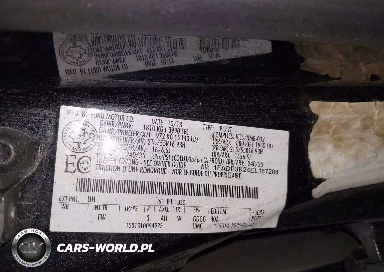 2014 Ford Focus Se VIN:1FADP3K24EL187204 - 9