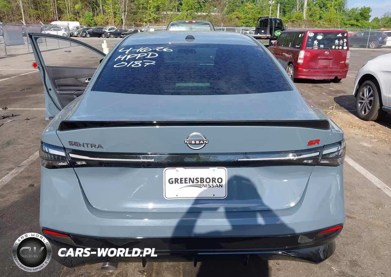 2026 Nissan Sentra Sr VIN:3N1AB9DV5TY260187 - 16