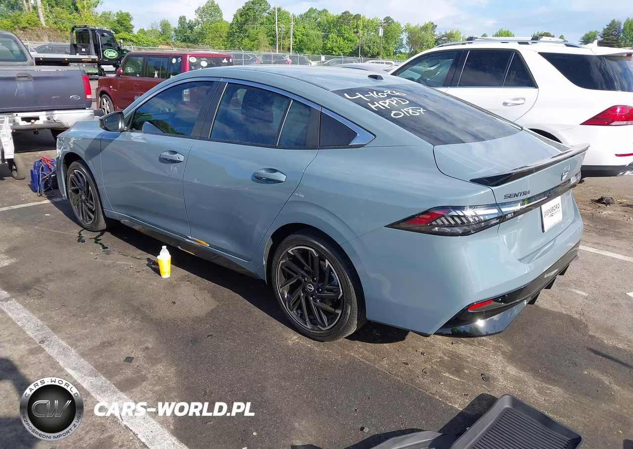 2026 Nissan Sentra Sr VIN:3N1AB9DV5TY260187 - 3