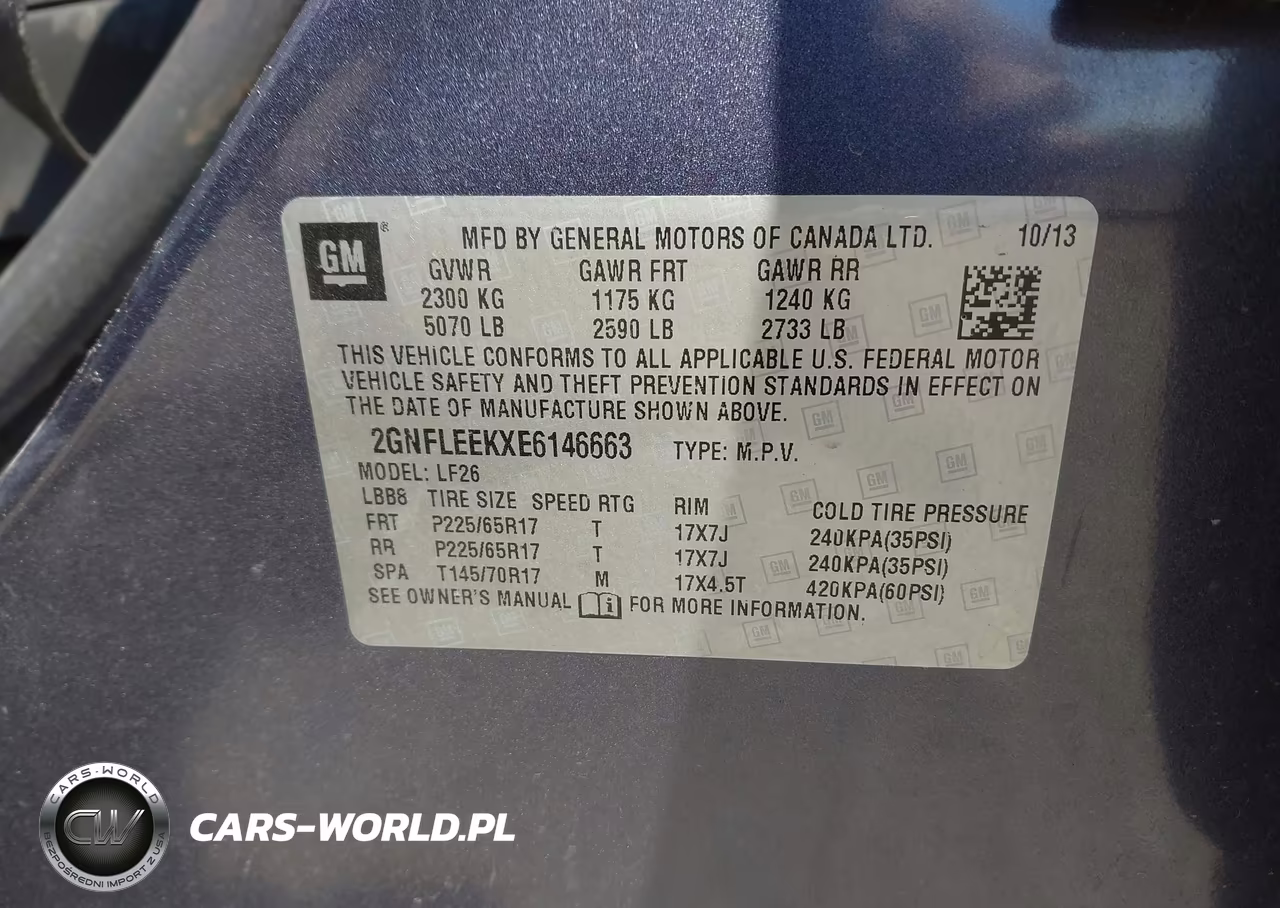 2014 Chevrolet Equinox Ls VIN:2GNFLEEKXE6146663 - 9