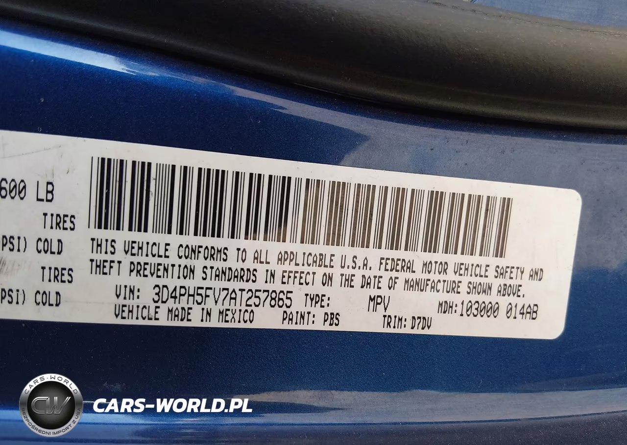 2010 Dodge Journey Sxt VIN:3D4PH5FV7AT257865 - 9