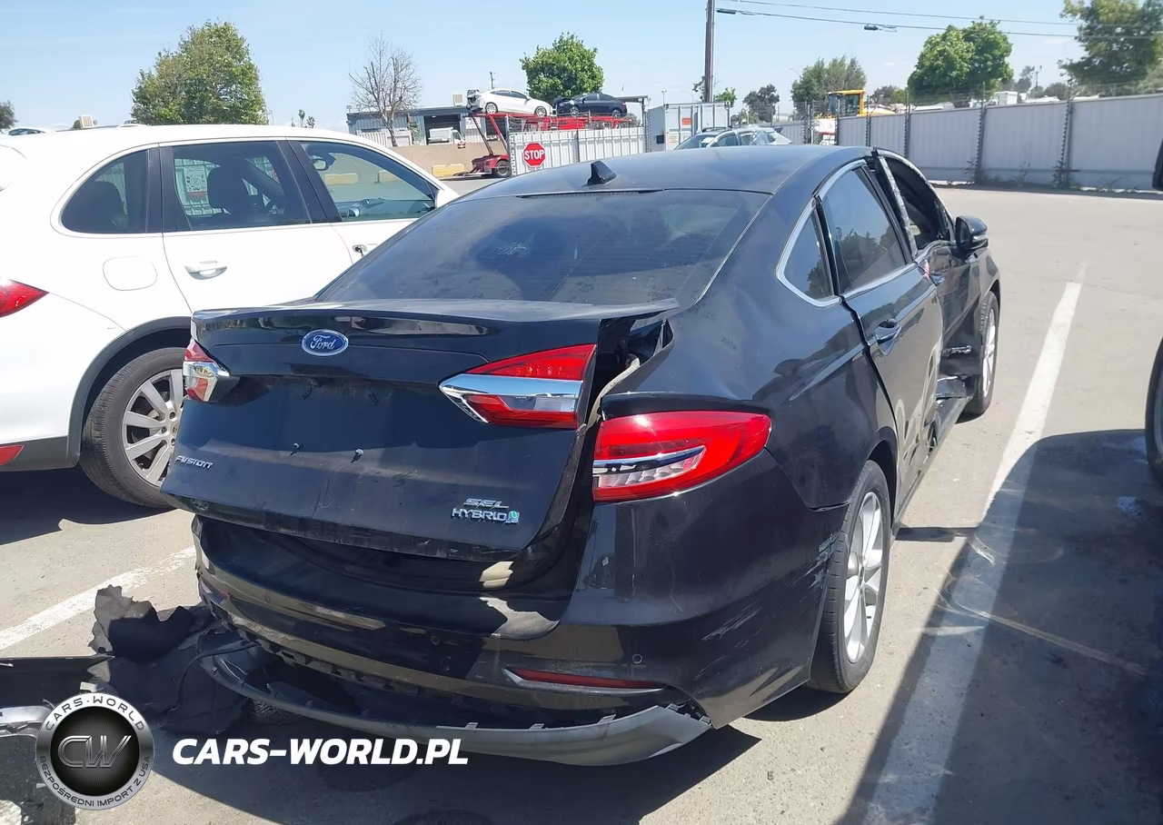 2019 Ford Fusion Sel VIN:3FA6P0MUXKR134347 - 4