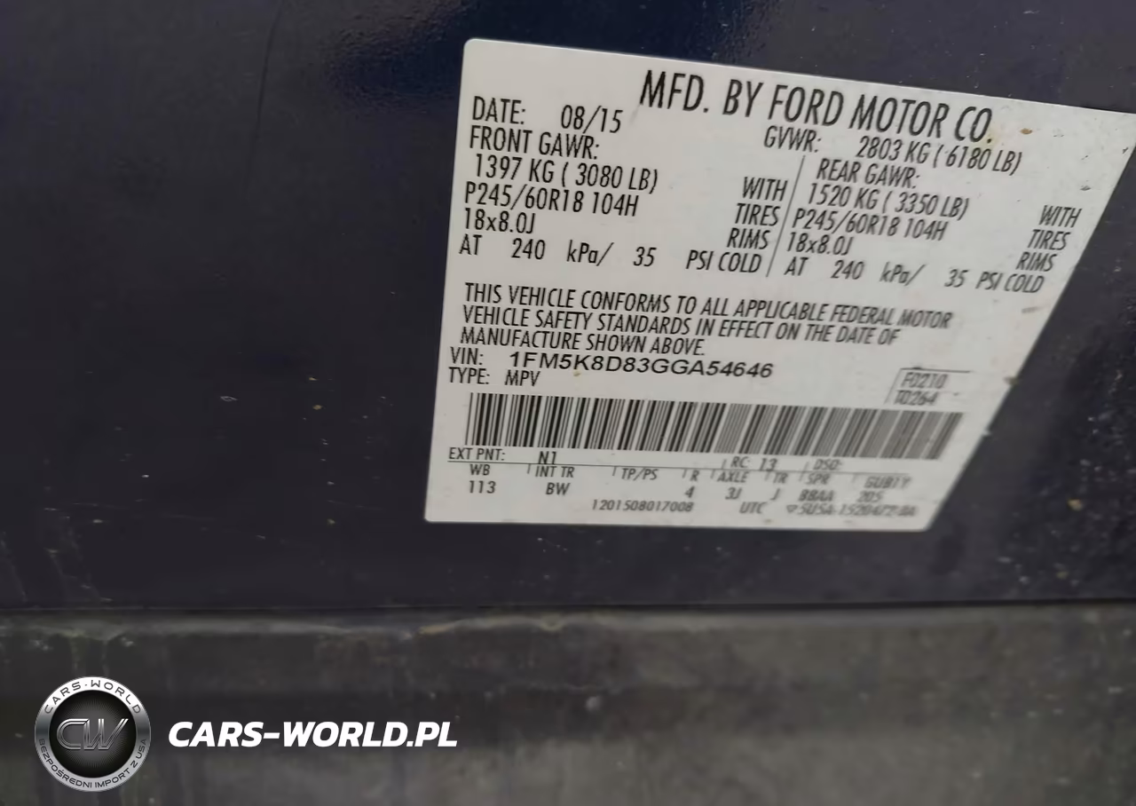 2016 Ford Explorer Xlt VIN:1FM5K8D83GGA54646 - 9