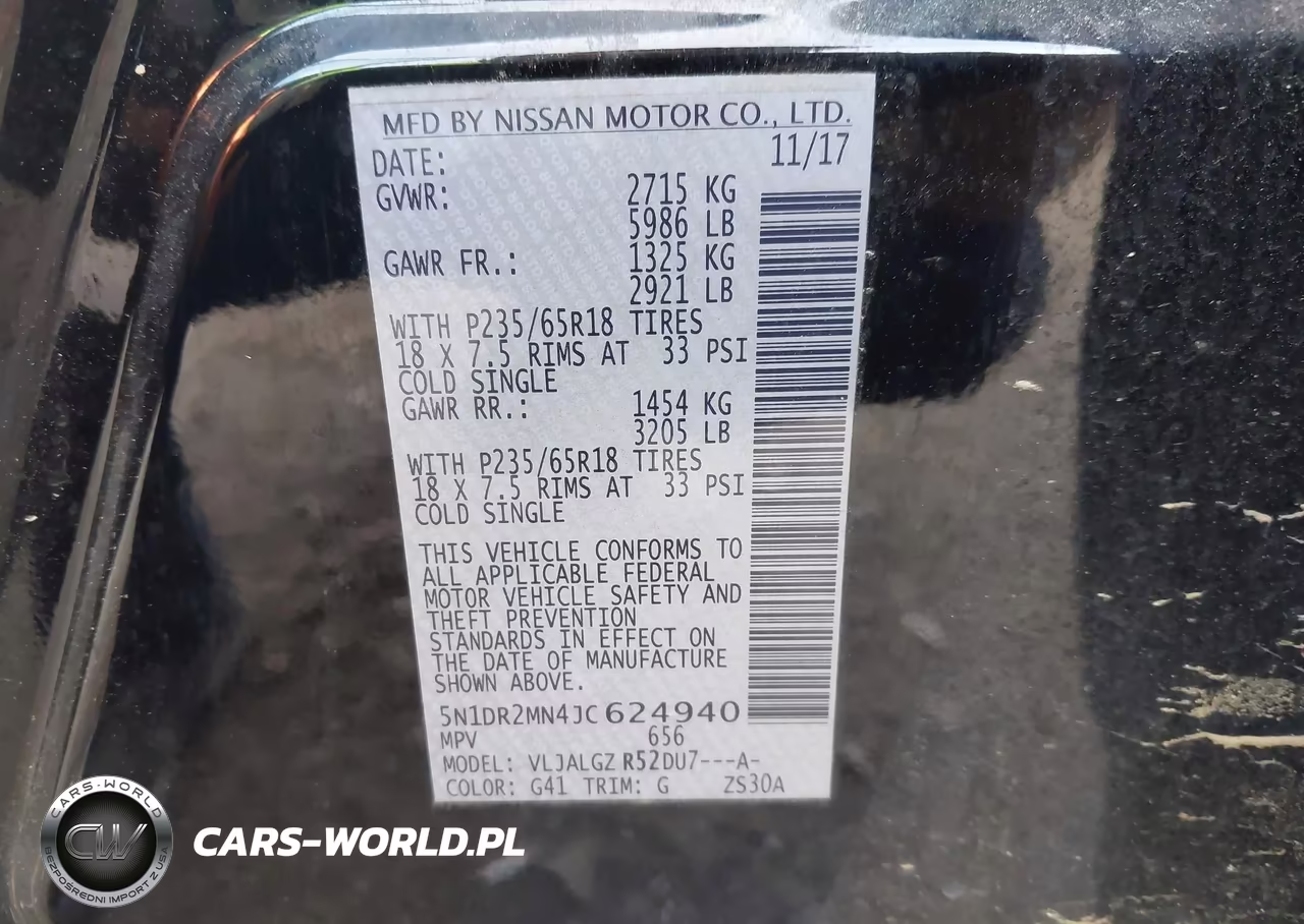 2018 Nissan Pathfinder Sl VIN:5N1DR2MN4JC624940 - 9