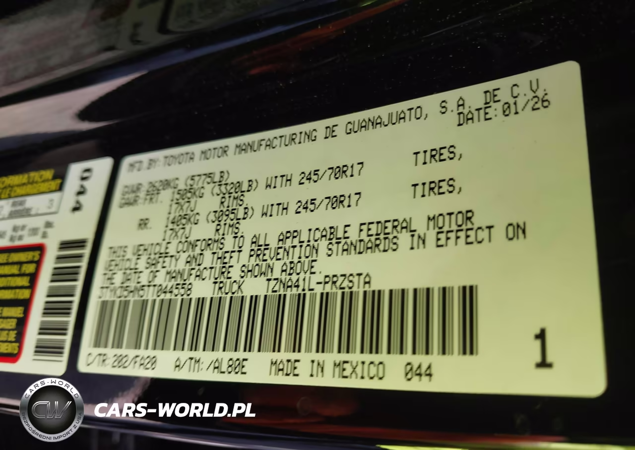 2026 Toyota Tacoma Sr VIN:3TYKD5HN5TT044558 - 9