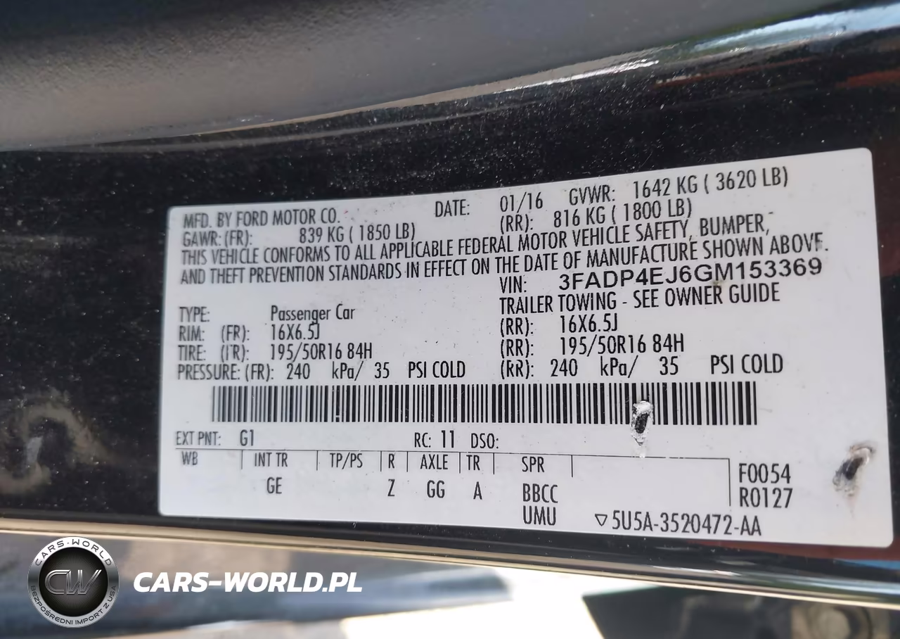 2016 Ford Fiesta Se VIN:3FADP4EJ6GM153369 - 9