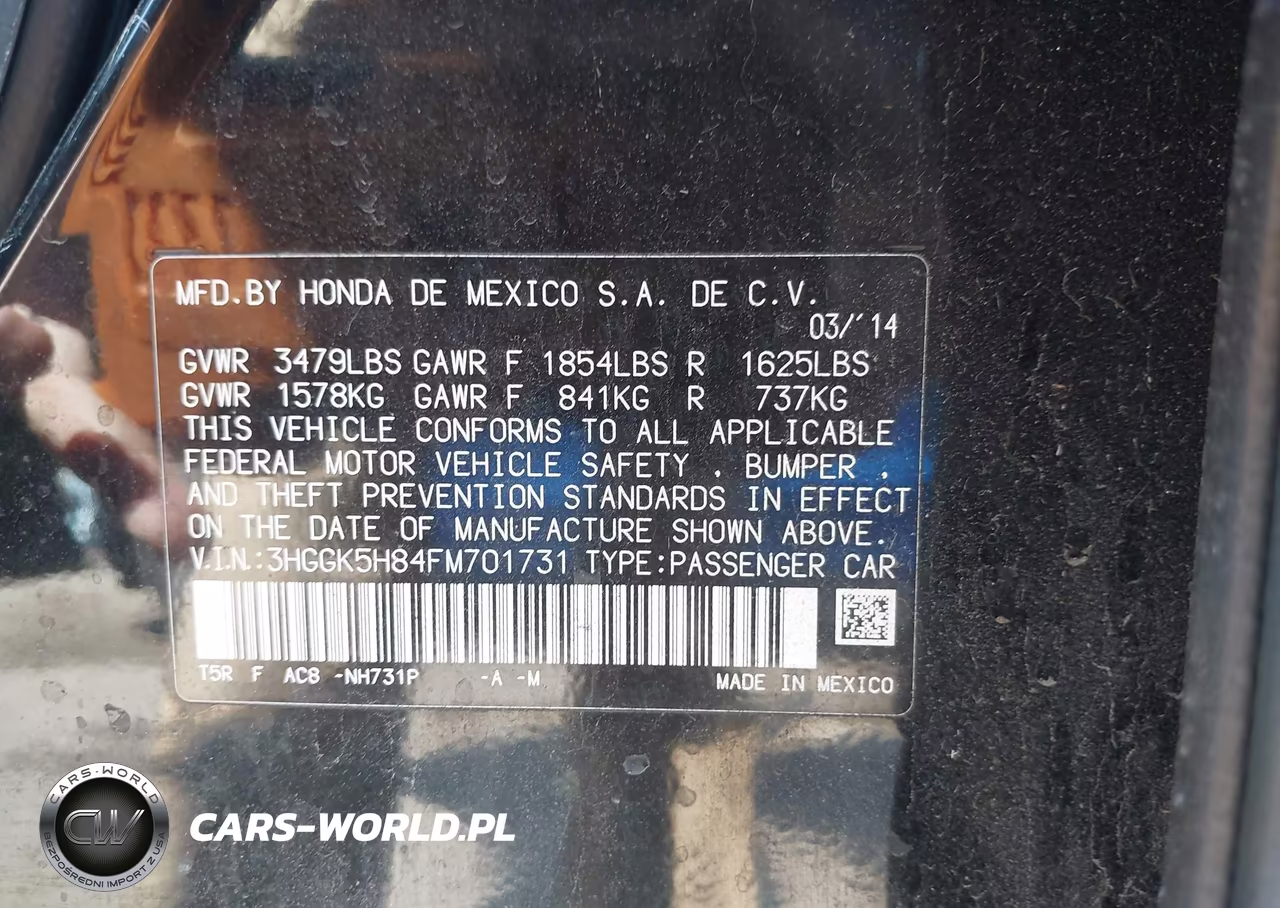 2015 Honda Fit Ex-Ex-L VIN:3HGGK5H84FM701731 - 9