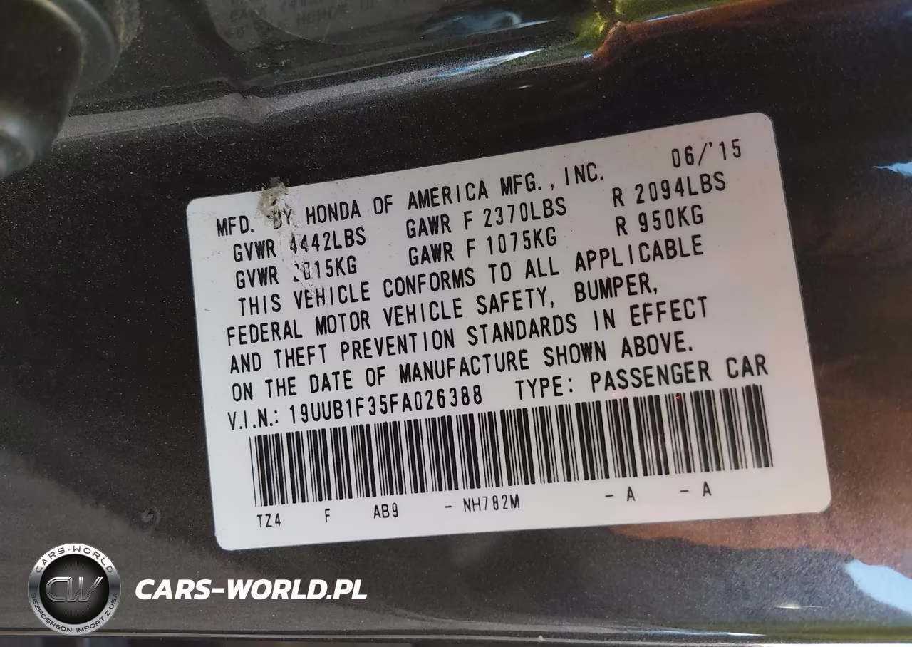 2015 Acura Tlx VIN:19UUB1F35FA026388 - 9