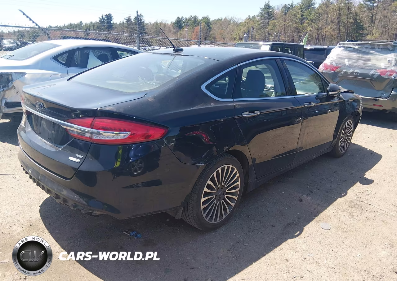 2017 Ford Fusion Se VIN:3FA6P0T91HR361710 - 4