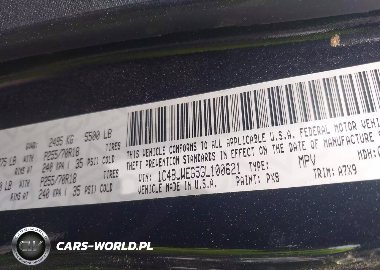 2016 Jeep Wrangler Unlimited Sahara VIN:1C4BJWEG5GL100621 - 9