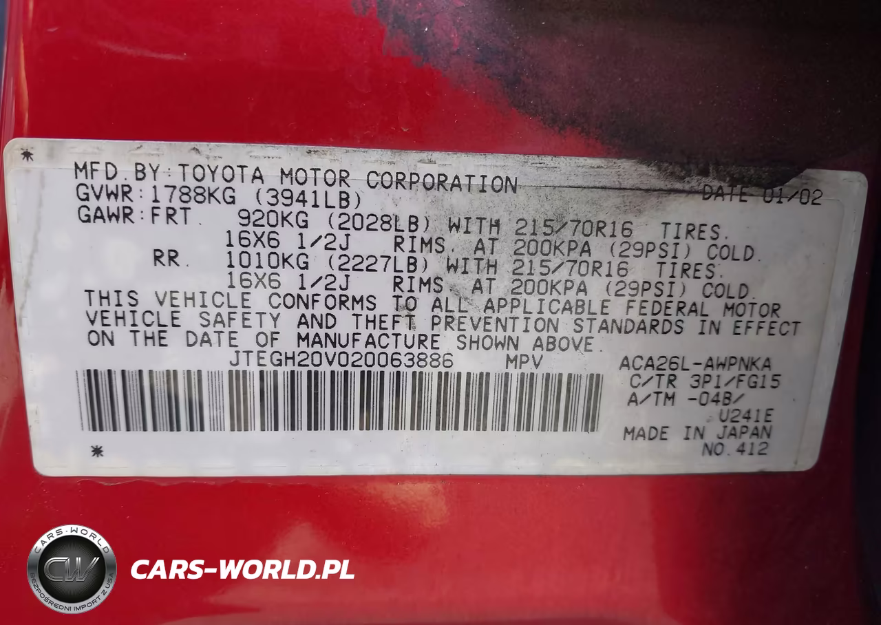 2002 Toyota Rav4 VIN:JTEGH20V020063886 - 9