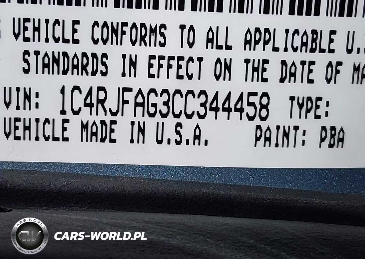2012 Jeep Grand Cherokee Laredo VIN:1C4RJFAG3CC344458 - 9