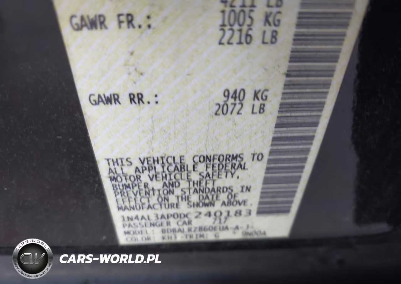 2013 Nissan Altima 2.5 S VIN:1N4AL3AP0DC240183 - 9