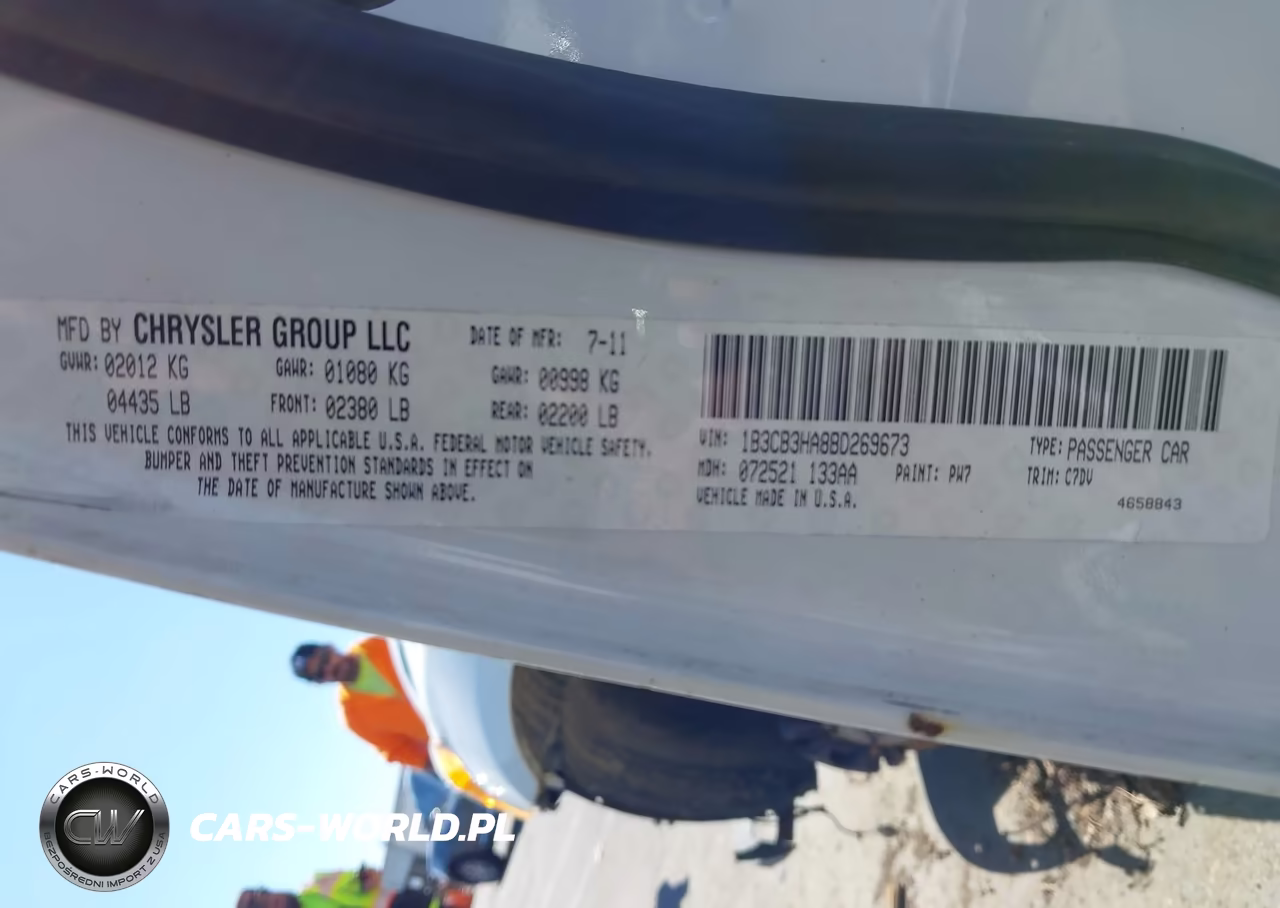 2011 Dodge Caliber Mainstreet VIN:1B3CB3HA8BD269673 - 9