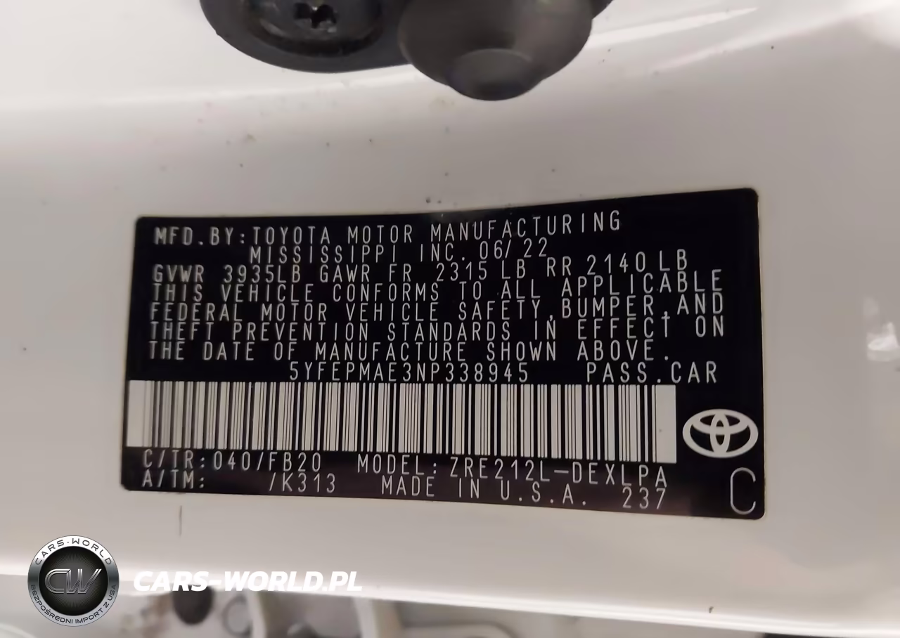 2022 Toyota Corolla Le VIN:5YFEPMAE3NP338945 - 9