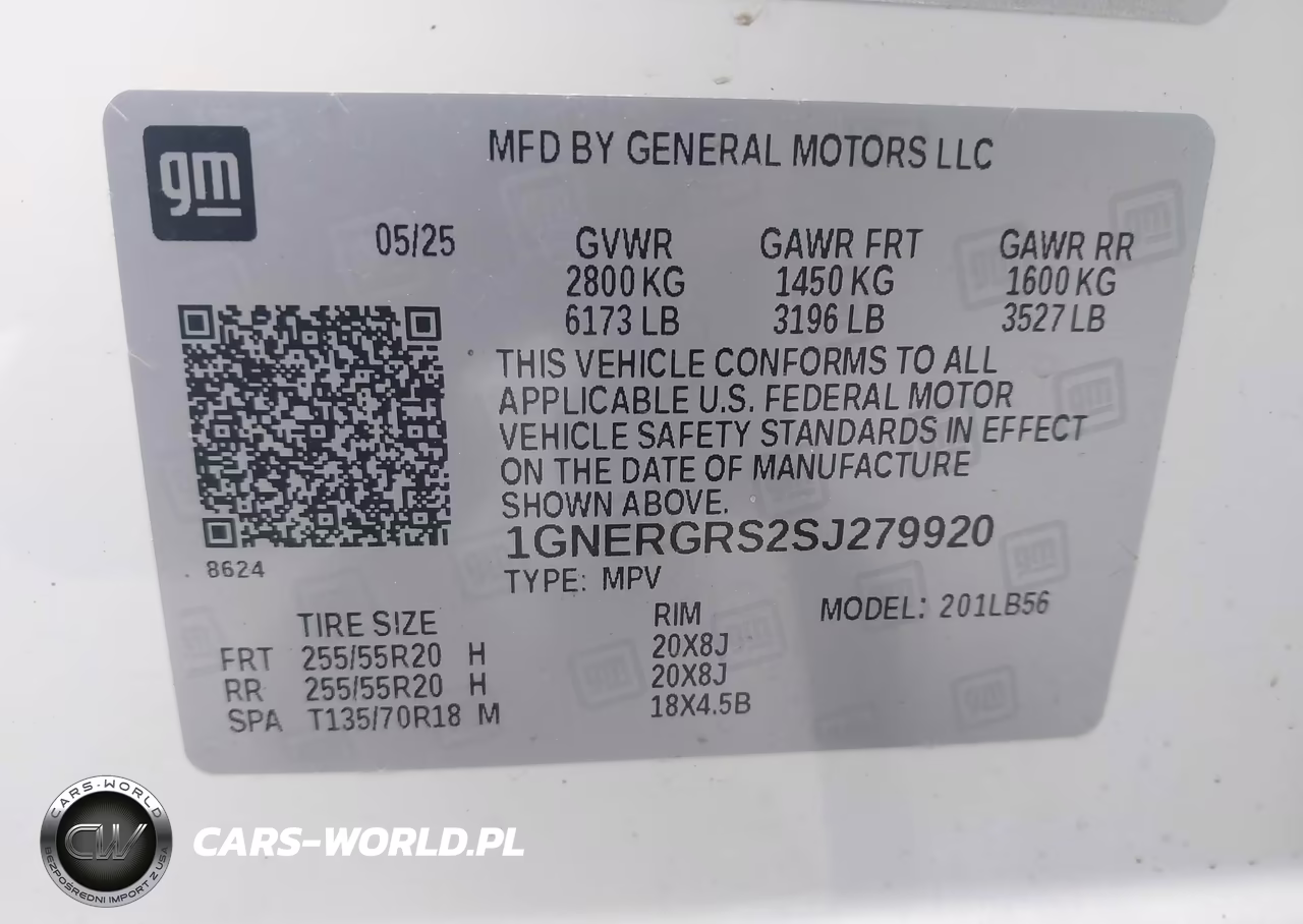 2025 Chevrolet Traverse Fwd Lt VIN:1GNERGRS2SJ279920 - 9