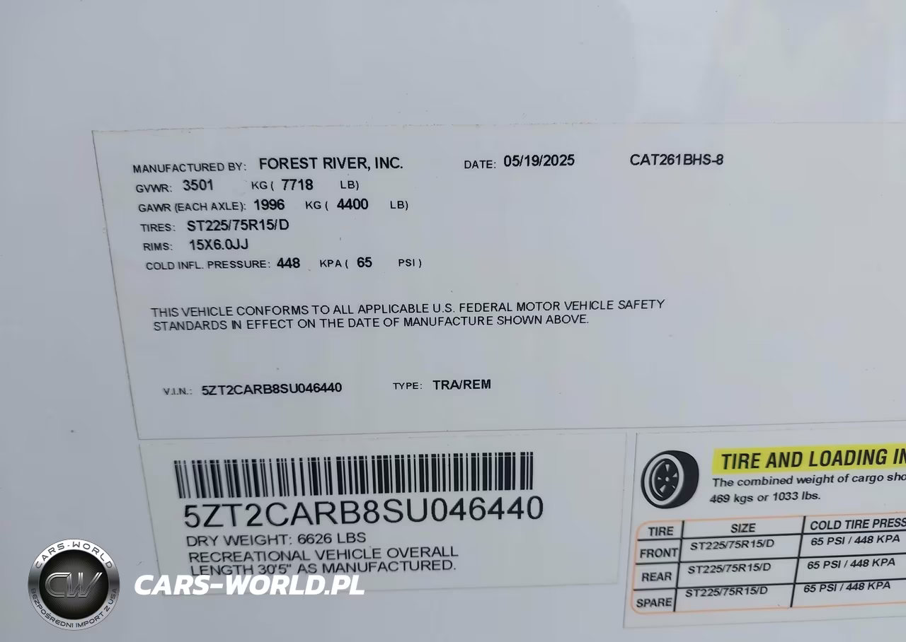 2025 Forest River Coachmen VIN:5ZT2CARB8SU046440 - 9