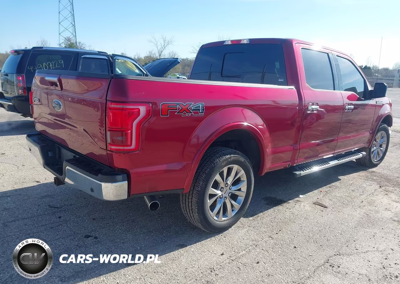2016 Ford F-150 Lariat VIN:1FTFW1EFXGKF00595 - 4