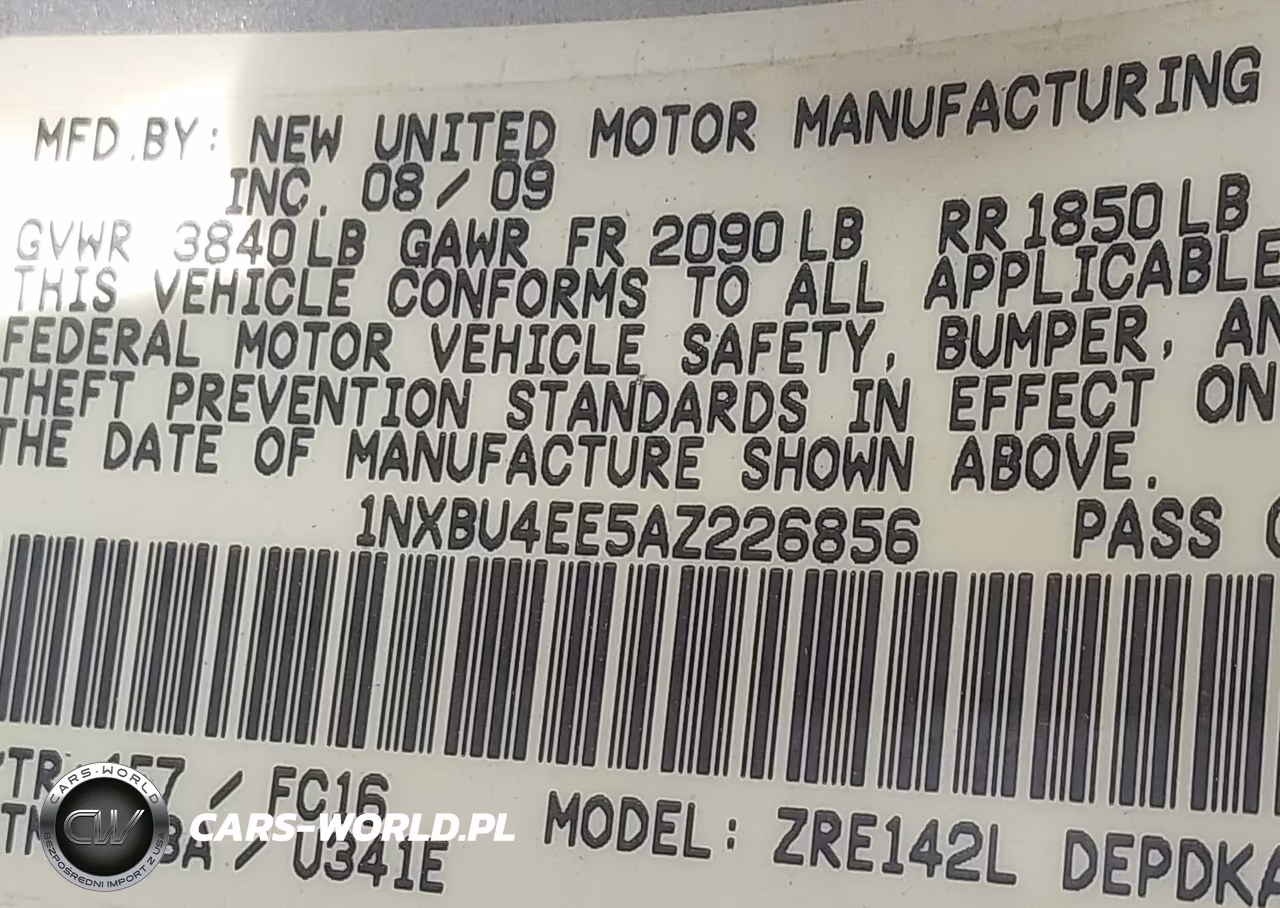 2010 Toyota Corolla Le VIN:1NXBU4EE5AZ226856 - 9