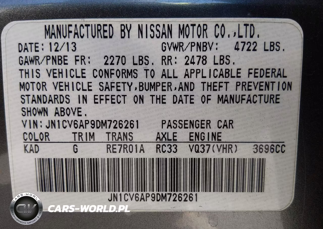 2013 Infiniti G37 Journey VIN:JN1CV6AP9DM726261 - 9